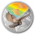 2019 Canadian $30 Majestic Birds in Motion: Great Horned Owl - 2 oz Fine Silver Hologram Coin