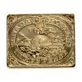 2001 Canadian 3-Cent Beaver 150th Anniv of Canada's First Postage Gold-plated Silver Coin & Stamp Set - Damaged Case