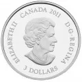 2011 Canadian $3 Birthstone Collection: August Peridot Swarovski® Crystal & Fine Silver Coin