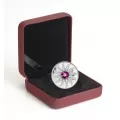 2011 Canadian $3 Birthstone Collection: January Garnet Swarovski® Crystal & Fine Silver Coin