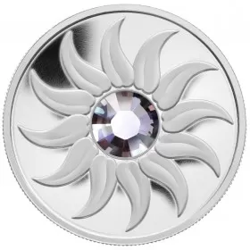 2011 Canadian $3 Birthstone Collection: June Alexandrite Swarovski® Crystal & Fine Silver Coin