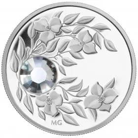 2012 Canadian Fine Silver $3 Coin - Birthstone Collection: April, Diamond