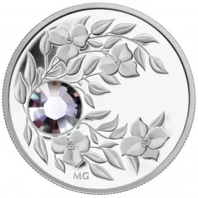 2012 Canadian Fine Silver $3 Coin - Birthstone Collection: June, Alexandrite