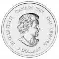 2013 Canadian $3 Hummingbird & Morning Glory Swarovski™ Crystal & Silver Coin