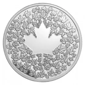 2013 Canadian $3 Maple Leaf Impression 1/4 oz Fine Silver Coin
