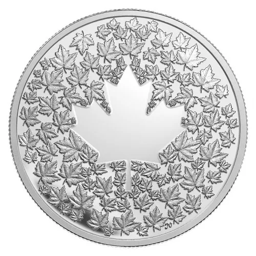 2013 Canadian $3 Maple Leaf Impression 1/4 oz Fine Silver Coin