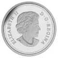 2015 (1965-) Canadian $3 Canada's Flag 50th Anniversary Coloured Silver Coin