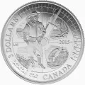 2015 Canadian $3 400th Anniversary of Samuel de Champlain in Huronia - Fine Silver Coin