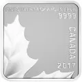 2017 Canadian $3 Maple Leaf Quartet - Fine Silver 4-Coin Set - tarnished coins