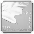 2017 Canadian $3 Maple Leaf Quartet - Fine Silver 4-Coin Set - tarnished coins