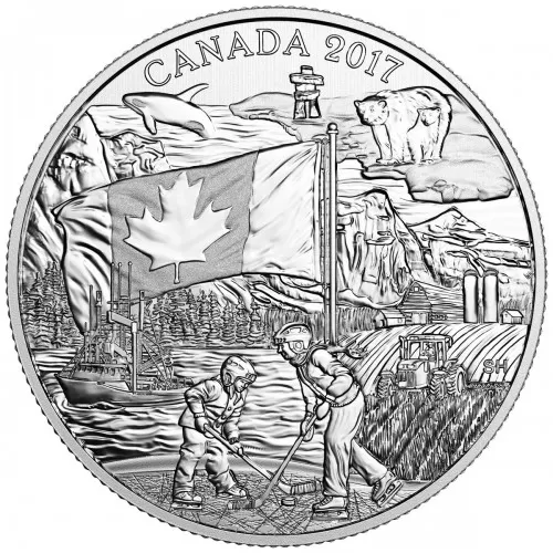 2017 Canadian $3 Spirit of Canada - Fine Silver Coin