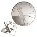 2018 Canadian $3 Caribou - 1/4 oz Fine Silver Coin