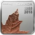2018 (1988-) Canadian $3 Maple Leaf Quartet: Thirty Years - Fine Silver 4-Coin Set