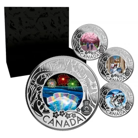 2019 Canada $3 Celebrating Canadian Fun and Festivities 12-Coin Set with Deluxe Case