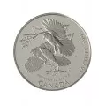 1995 Canada On The Wing 50-Cent Birds of Canada: Gray Jay, White-tailed Ptarmigan Silver 2-Coin Set-coins may be tarnished