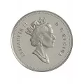 1995 Canada On The Wing 50-Cent Birds of Canada: Gray Jay, White-tailed Ptarmigan Silver 2-Coin Set-coins may be tarnished
