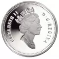 2000 Sterling Silver 50 Cent Coin - Birds of Prey: Great Horned Owl
