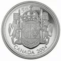 2004 Canadian 50-Cent Coat of Arms Sterling Silver 4-Coin Set