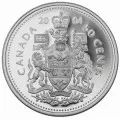 2004 Canadian 50-Cent Coat of Arms Sterling Silver 4-Coin Set