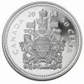 2004 Canadian 50-Cent Coat of Arms Sterling Silver 4-Coin Set