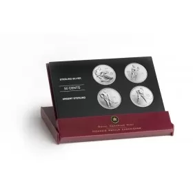 2005 Canada Sterling Silver 50 Cent 4-Coin Set - NHL® Hockey Legends: Toronto Maple Leafs