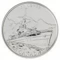 2005 (1945-) Canadian 50-Cent End of the Second World War 60th Anniv Sterling Silver 6-Coin Set