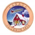 2011 Canadian 50-Cent Gifts from Santa Holiday Lenticular Coin 