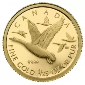 2011 Canadian 50-Cent Canada Geese 1/25 oz Pure Gold Coin