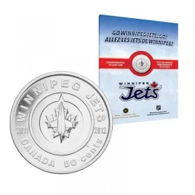 2011-2012 Canada 50-Cent Winnipeg Jets NHL® Commemorative Coin
