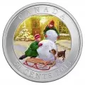 2013 Canadian 50-Cent Snowman Holiday Lenticular Coin