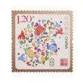 2014 Canadian 50-Cent 100 Blessings of Good Fortune - Silver-Plated Coin & Stamp Set