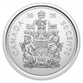2025 Canada 50-Cent Coat of Arms/King Charles III Half Dollar Collector's Edition Special Wrap Coin Roll
