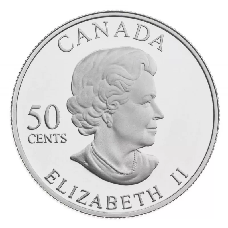 2005 Canadian 50-Cent Great Spangled Fritillary Butterfly Sterling