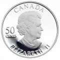2006 Canadian 50-Cent Short-tailed Swallowtail Butterfly Sterling Silver Coloured Coin - No Beauty Box