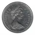 1978 SQUARE JEWELS Canadian 50-Cent Coat of Arms Half Dollar Coin (Uncirculated)