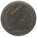 1984 Canadian 50-Cent Coat of Arms Half Dollar Coin (Circulated)