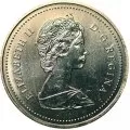 1986 Canadian 50-Cent Coat of Arms Half Dollar Coin (Uncirculated)