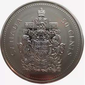 2002P Canadian 50-Cent Coat of Arms (Brilliant Uncirculated)