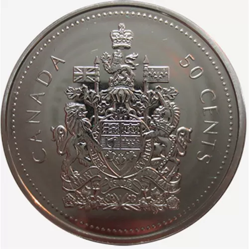 2002P Canadian 50-Cent Coat of Arms (Brilliant Uncirculated)