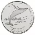 1998 Canadian 50 Cent Canada's Ocean Giants: Whales Proof Silver 4-Coin Set