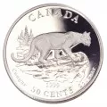 1999 Canadian 50 Cent Cats of Canada Proof Silver 4-Coin Set