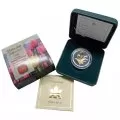 2002 Canadian 50-Cent Golden Tulip Sterling Silver Gold-plated Coin - Box is not 100%