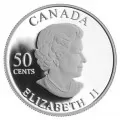 2006 Canadian 50-Cent Golden Daisy Sterling Silver Gold-plated Coin