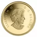 2013 Canadian 50-Cent Bald Eagle - 1/25 oz Pure Gold Coin