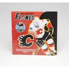 2009-2010 Canada NHL® On-Ice 50 Cent Coin - Calgary Flames