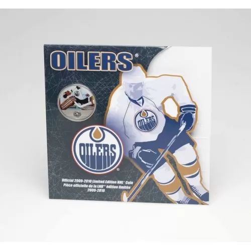 2009-2010 Canada NHL® On-Ice 50 Cent Coin - Edmonton Oilers