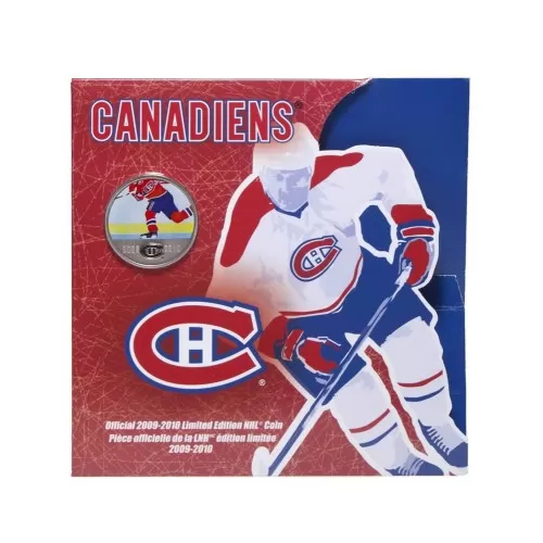 2009-2010 Canada NHL® On-Ice 50 Cent Coin - Montreal Canadiens
