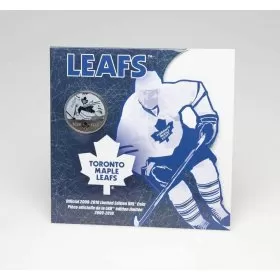 2009-2010 Canada NHL® On-Ice 50 Cent Coin - Toronto Maple Leafs