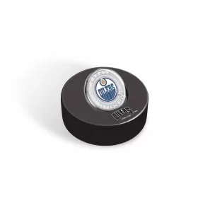 2009 Canada NHL® Puck & 50 Cent Coin Set - Edmonton Oilers