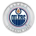 2009 Canada NHL® Puck & 50 Cent Coin Set - Edmonton Oilers